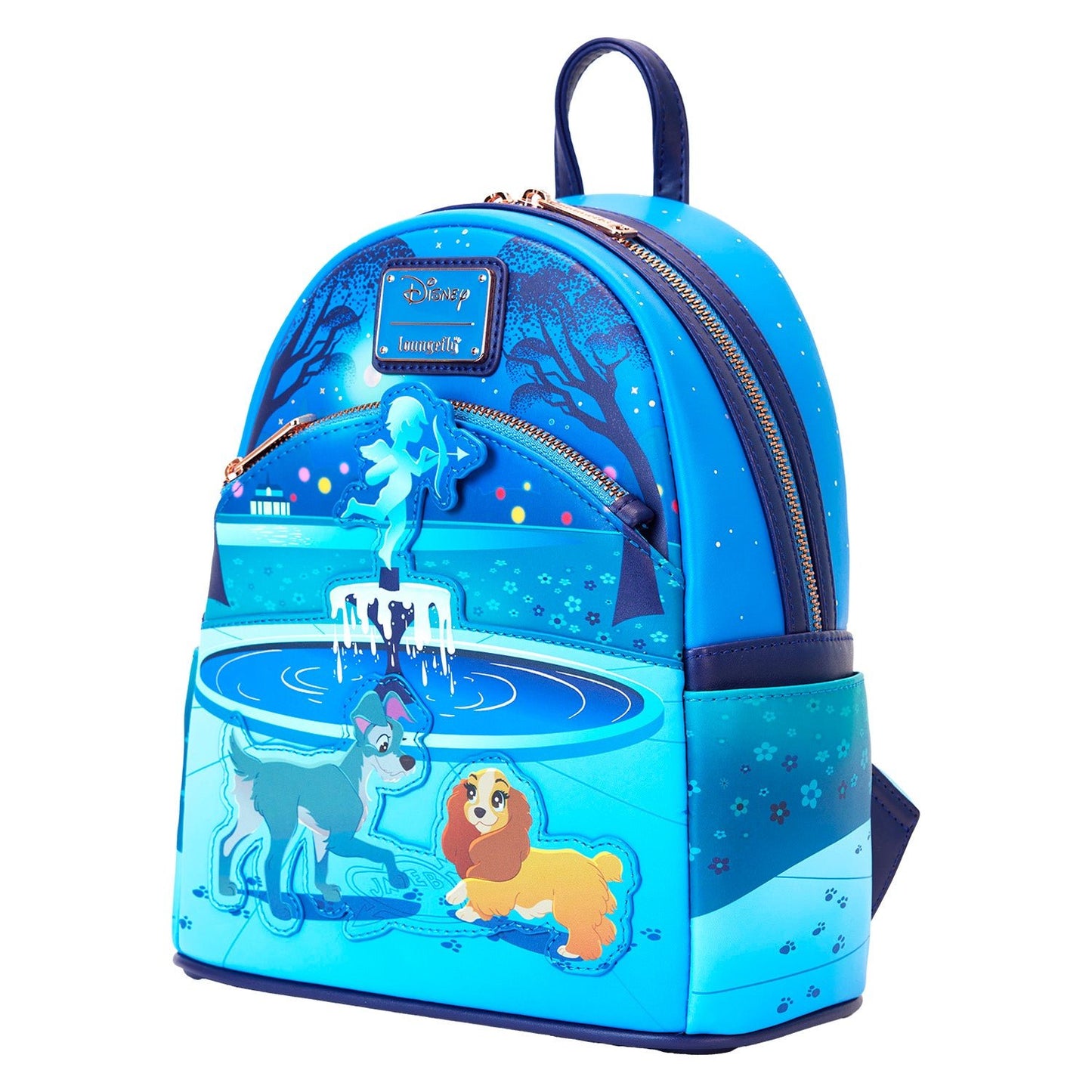 Loungefly x Disney Lady and the Tramp 70th Anniversary Mini Backpack - GeekCore