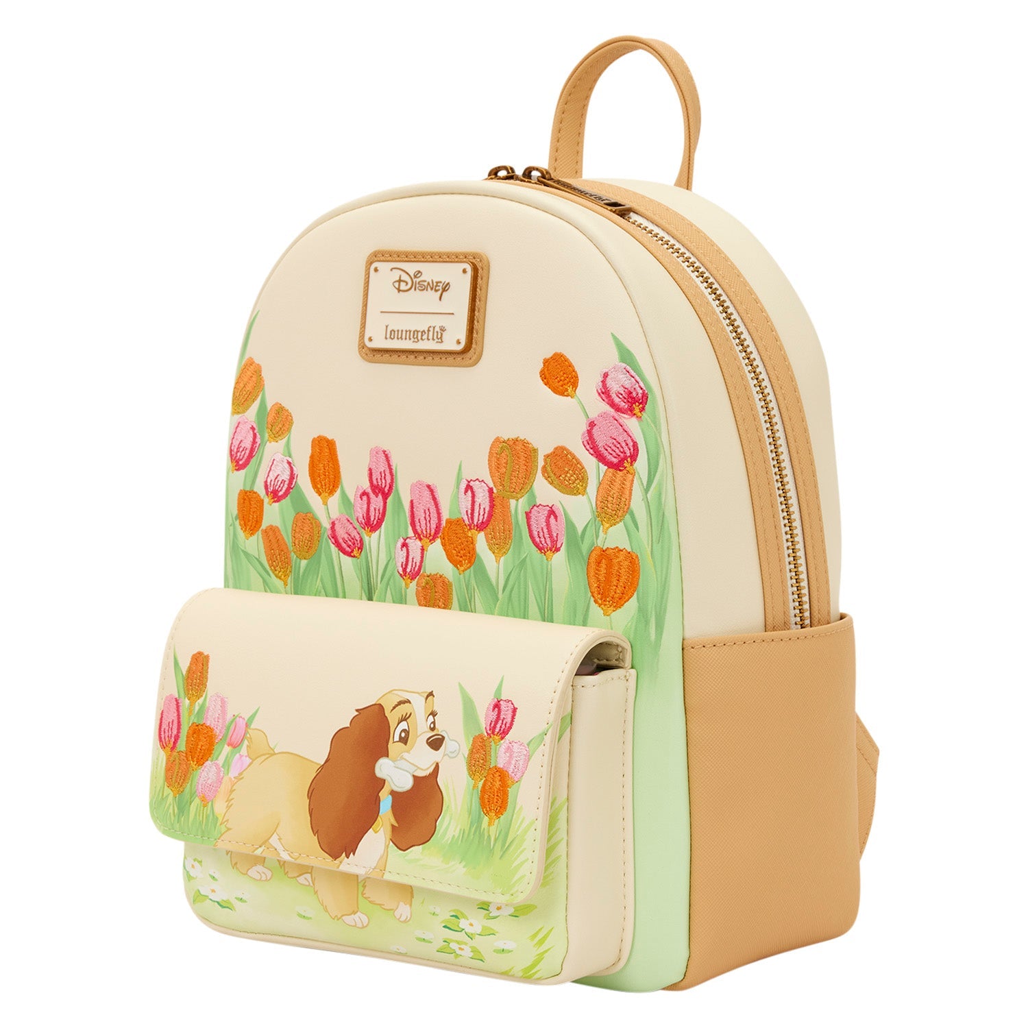 Loungefly x Disney Lady and the Tramp Pastel Tulip Mini Backpack - GeekCore