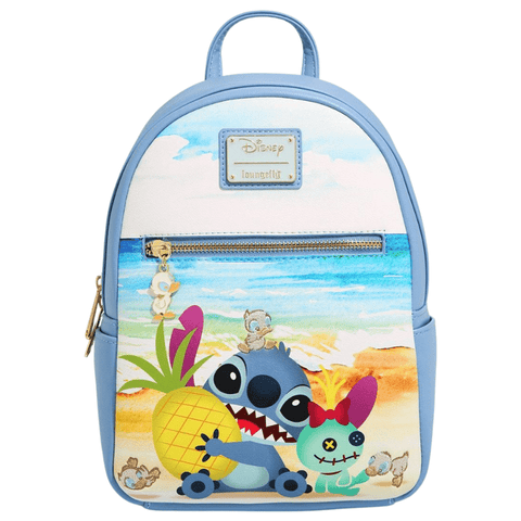 Loungefly x Disney Lilo and Stitch Beach with Scrump Mini Backpack GeekCore