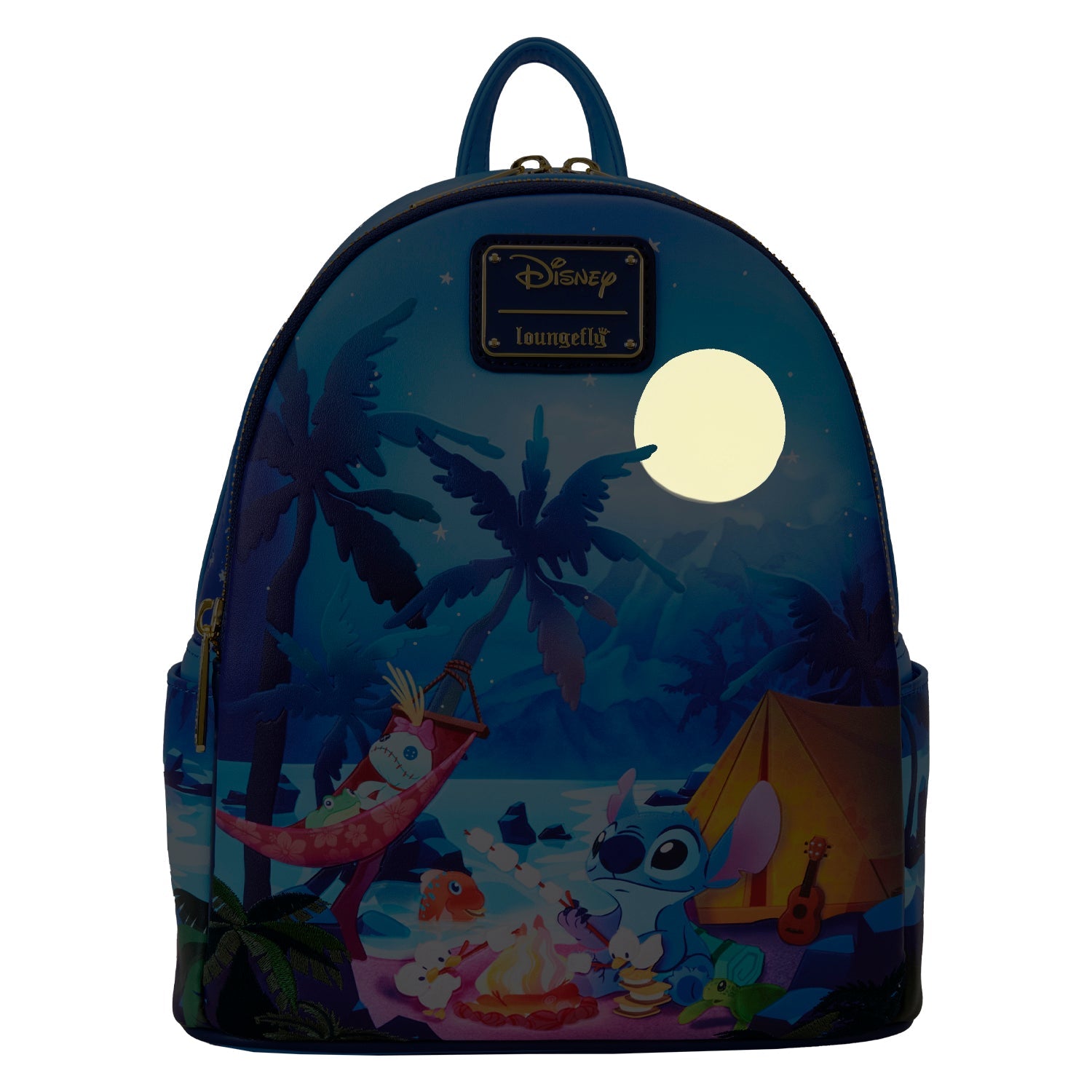 Loungefly x Disney Lilo And Stitch Camping Cuties Mini Backpack - GeekCore