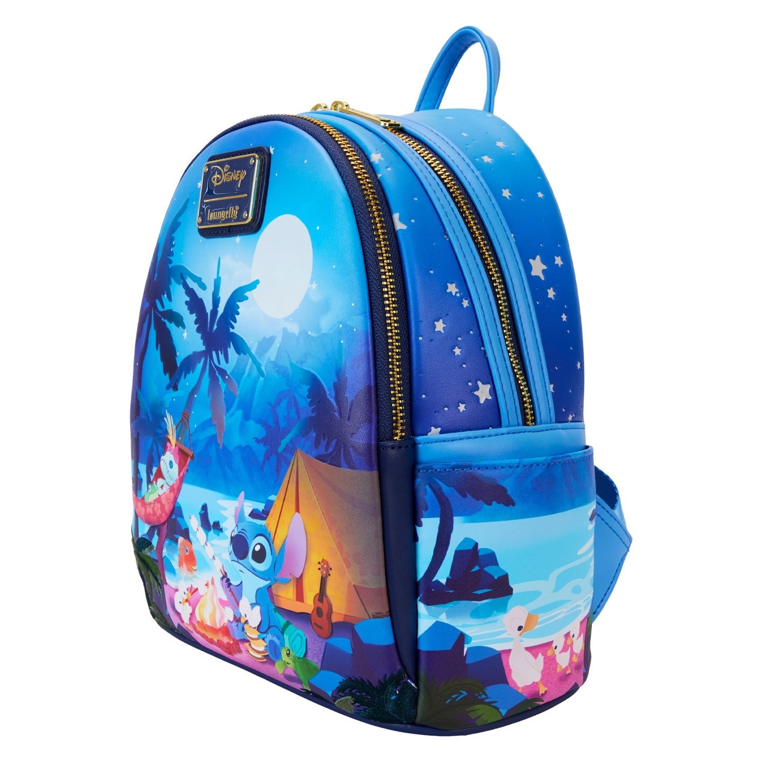 Loungefly x Disney Lilo And Stitch Camping Cuties Mini Backpack - GeekCore