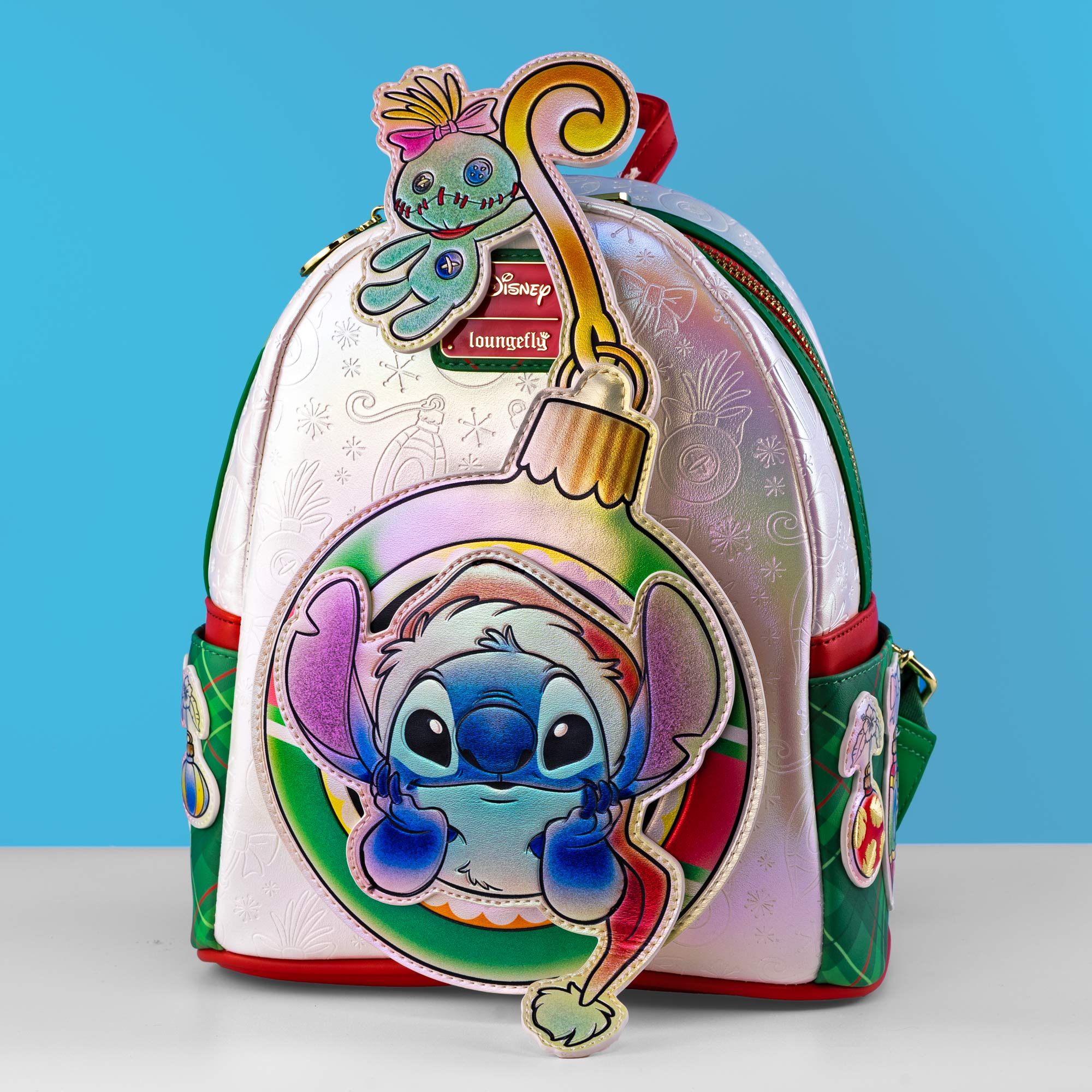 Loungefly x Disney Lilo and Stitch Holiday Mini Backpack - GeekCore