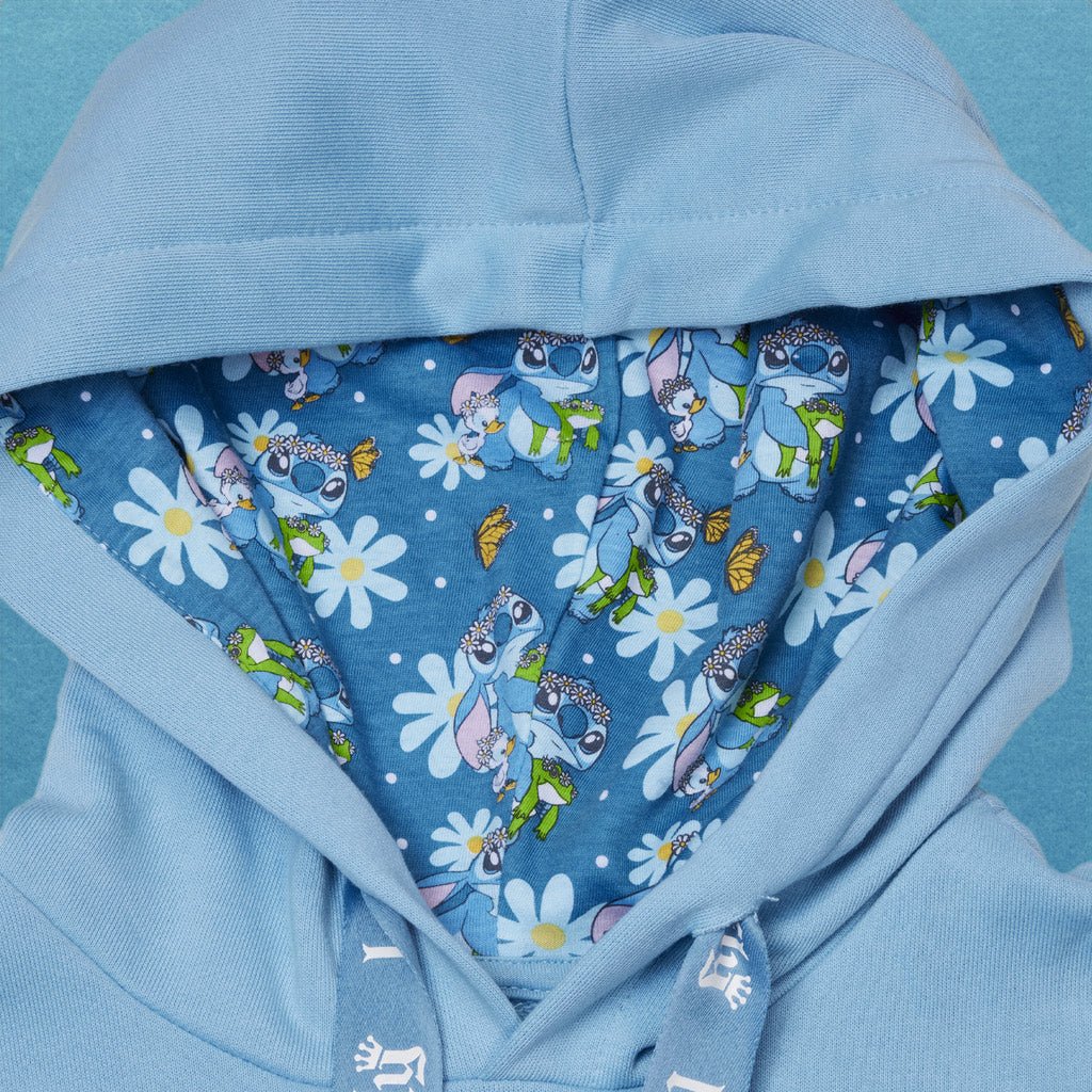 Loungefly x Disney Lilo and Stitch Springtime Stitch Unisex Hoodie - GeekCore