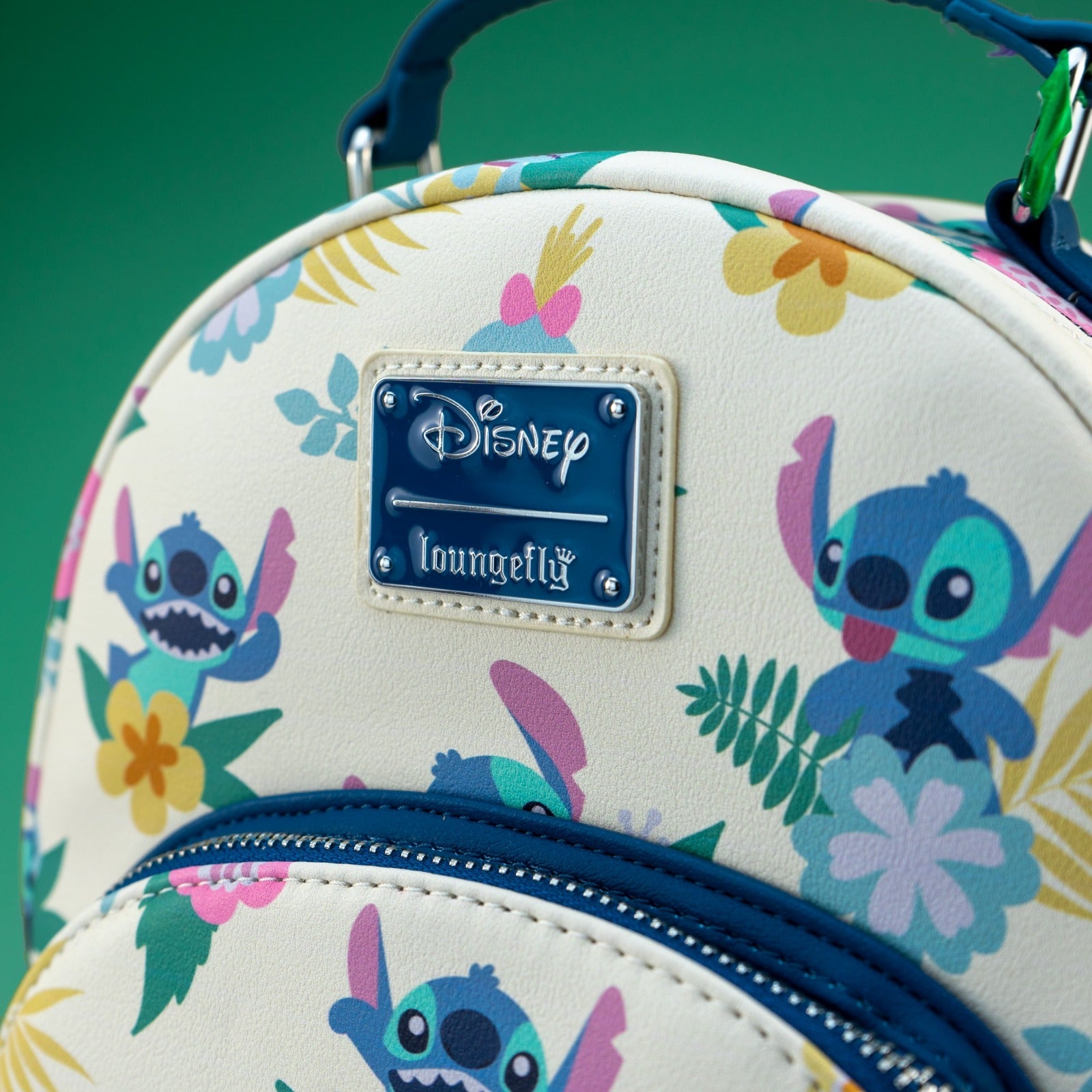 Loungefly x Disney Lilo and Stitch - Stitch Floral Print Mini Backpack ...