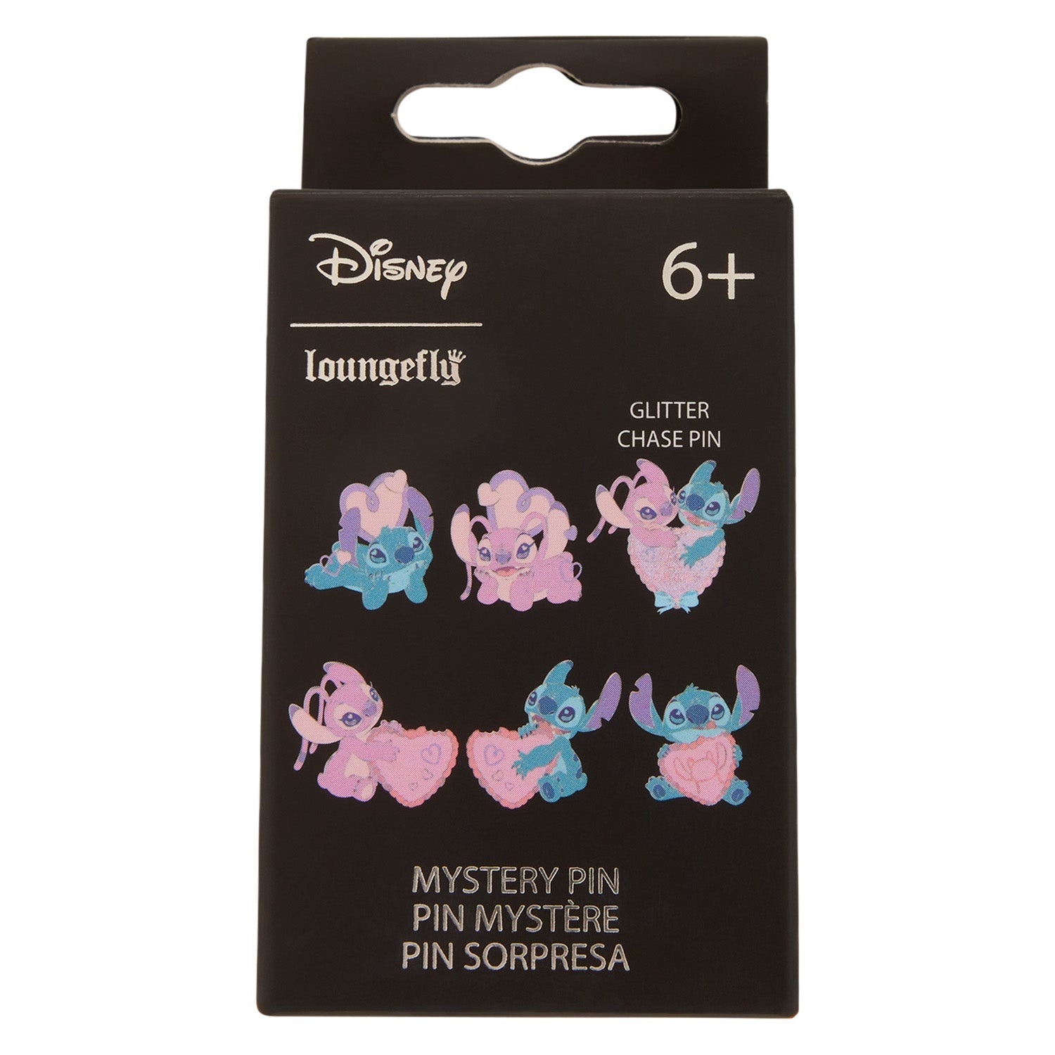Loungefly x Disney Lilo & Stitch Angel Hearts Blind Box Mystery Pin - GeekCore
