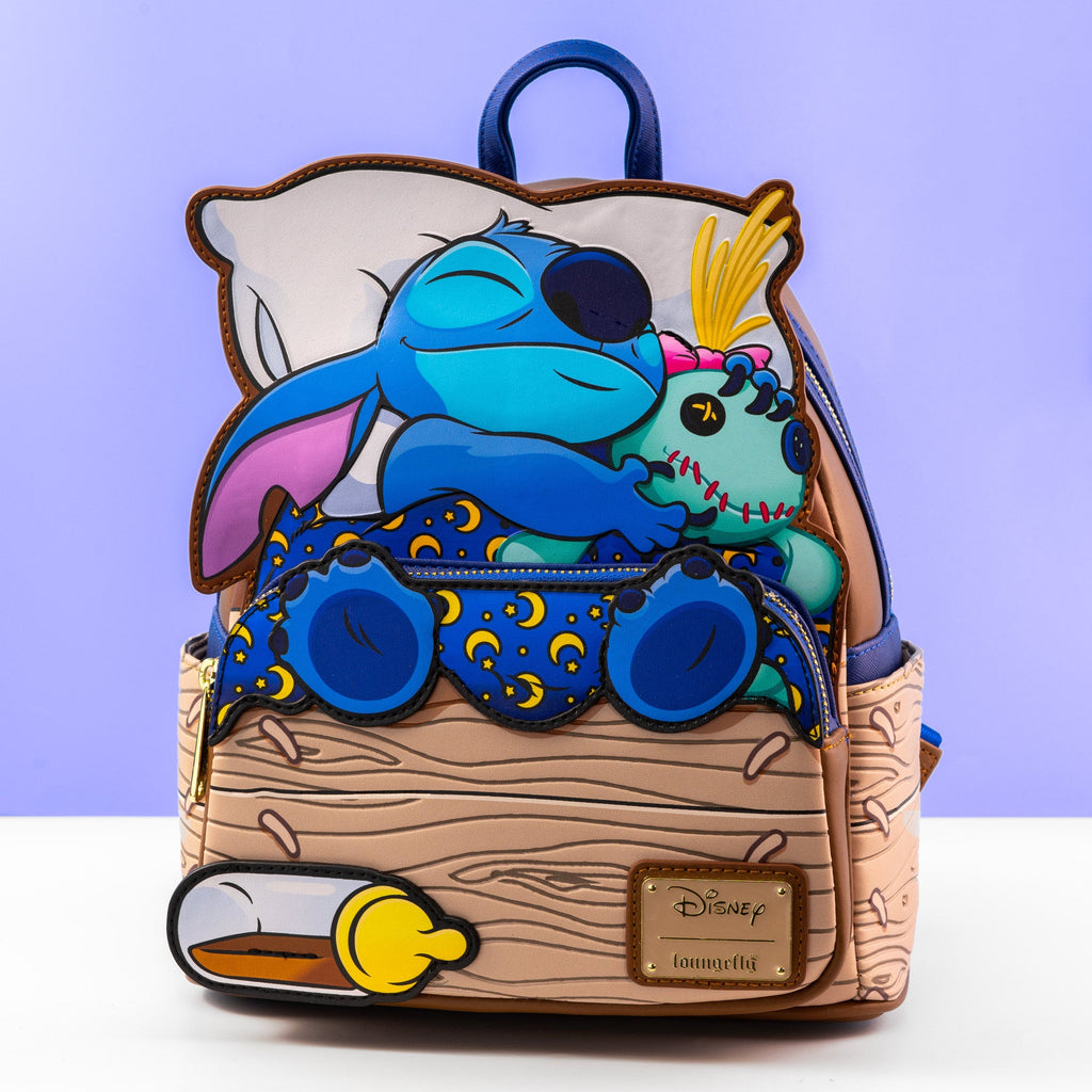 Loungefly x Disney Lilo & Stitch Bedtime Stitch Mini Backpack - GeekCore