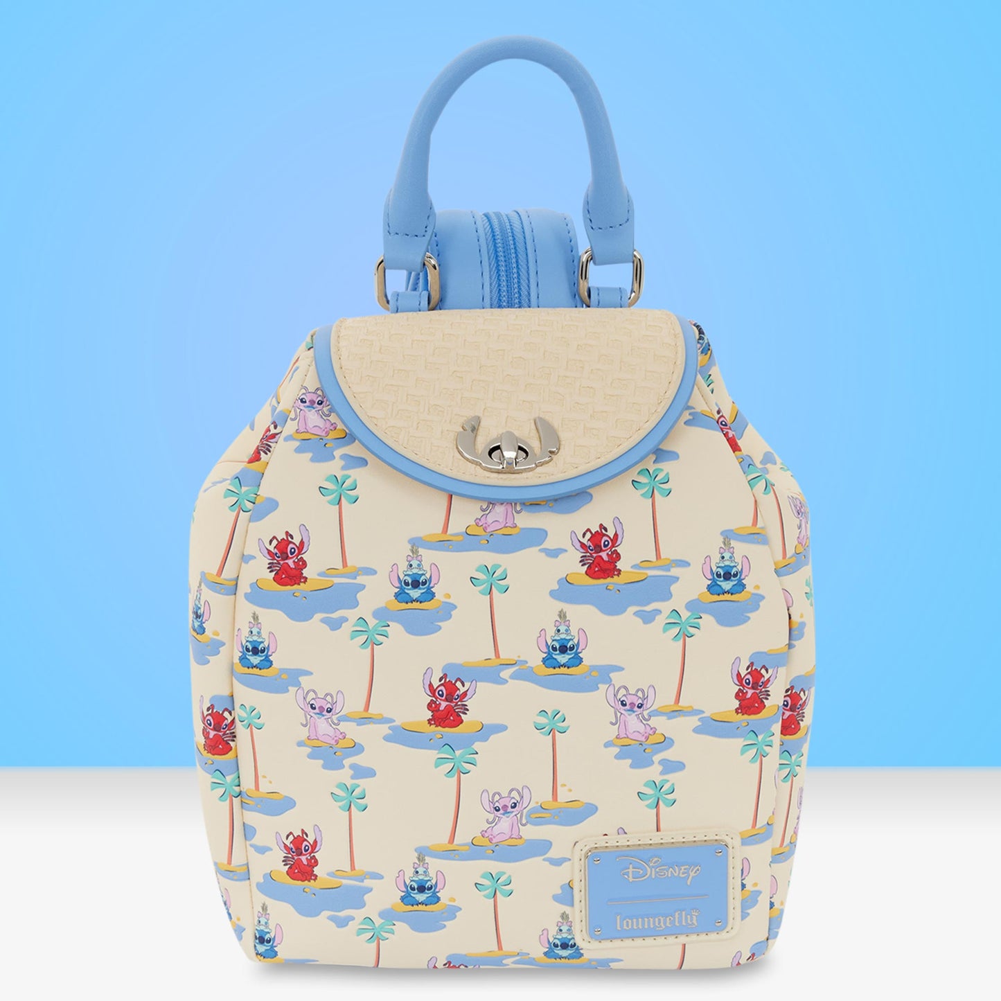 Loungefly x Disney Lilo & Stitch Stitch, Angel, & Leroy Micro Mini Backpack - GeekCore