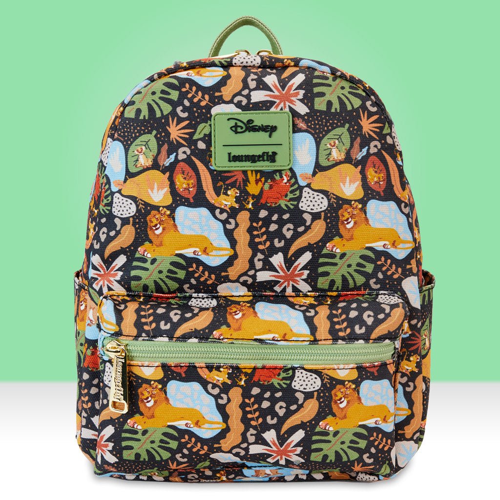 Loungefly x Disney Lion King 30th Anniversary Silhouette AOP Nylon Backpack - GeekCore