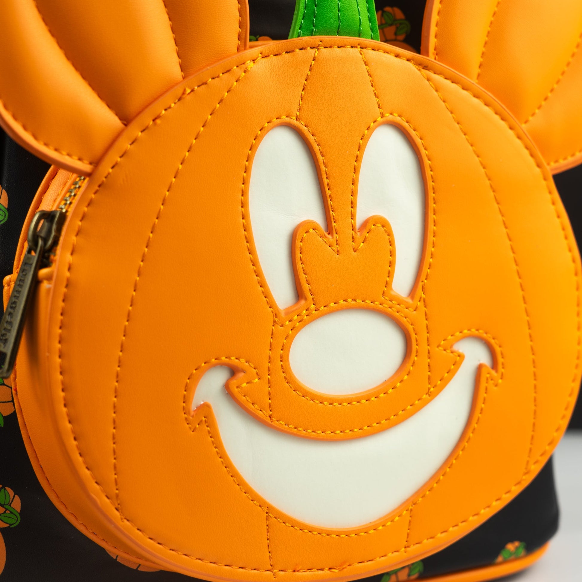 enlarge loungefly disney mickey mouse pumpkin mini backpack Loungefly x Disney Mick-O-Lantern Pumpkin Mini Backpack – GeekCore