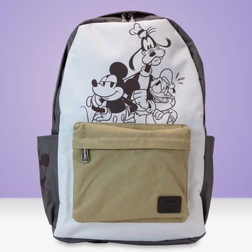Loungefly x Disney Mickey And Friends Canvas & Nylon Full - Size Backpack - GeekCore