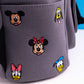 Loungefly x Disney Mickey and Friends Embroidered Icons Mini Backpack - GeekCore