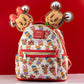 Loungefly x Disney Mickey and Friends Gingerbread Cookie AOP Ear Holder Mini Backpack - GeekCore