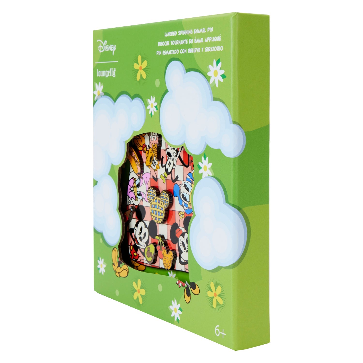 Loungefly x Disney Mickey and Friends Picnic 3 Inch Pin - GeekCore