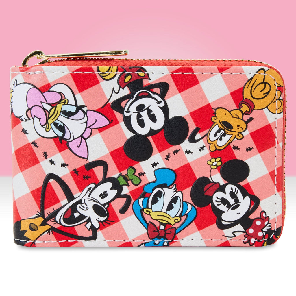 Loungefly x Disney Mickey and Friends Picnic Accordion Wallet - GeekCore
