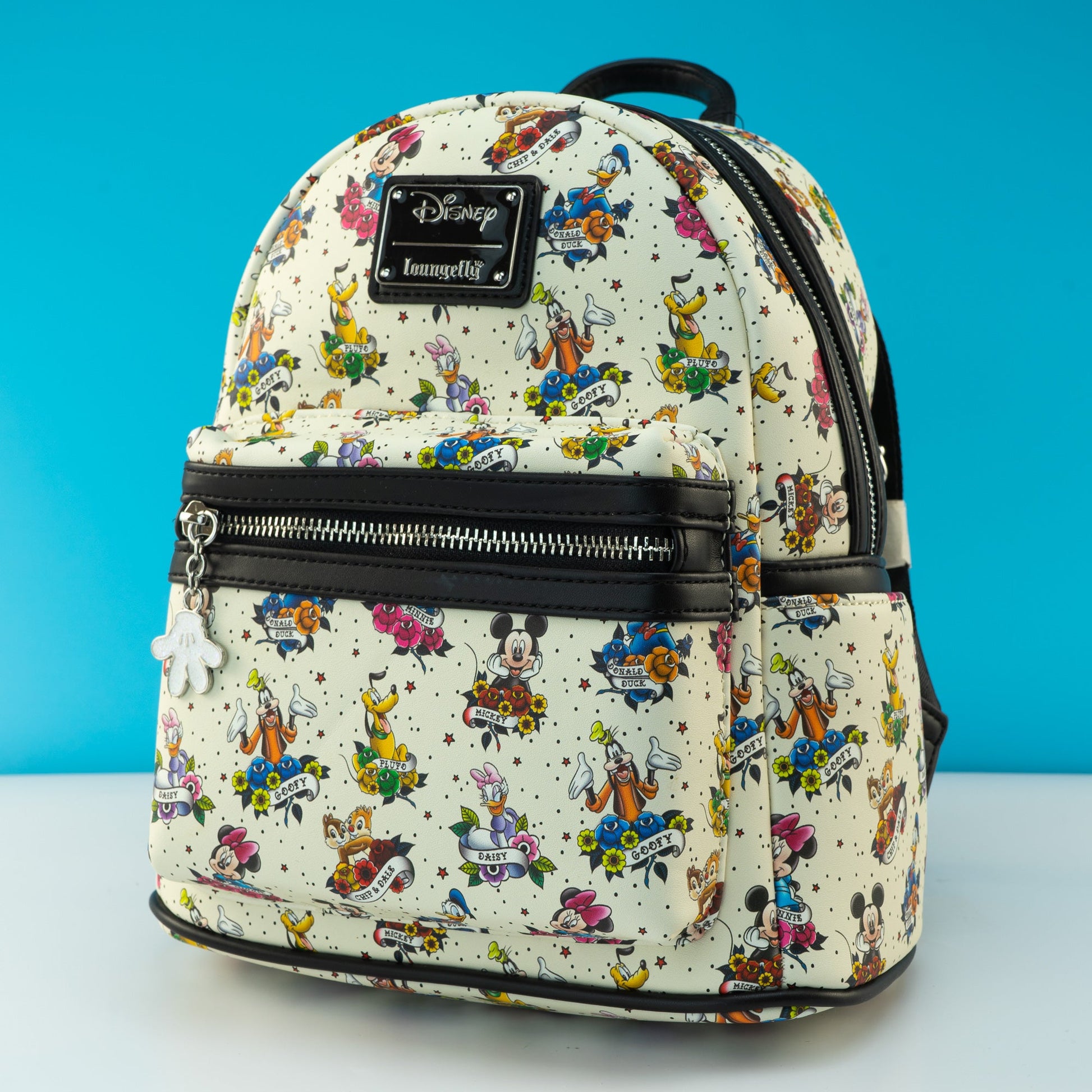 disney tattoo mini backpack Loungefly x Disney Mickey and Friends Tattoo Mini Backpack – GeekCore