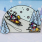 Loungefly x Disney Mickey And Friends Winter Wonderland Sliding 3" Collectors Pin - GeekCore