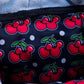Loungefly x Disney Mickey and Minnie Denim Cherries Canvas Mini Backpack - GeekCore