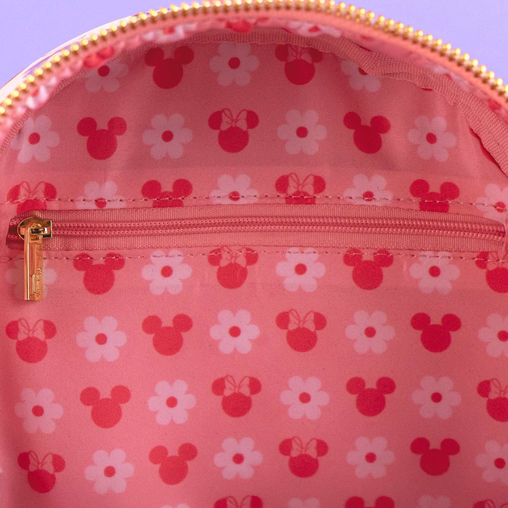 Loungefly x Disney Mickey and Minnie Floral Print Mini Backpack - GeekCore