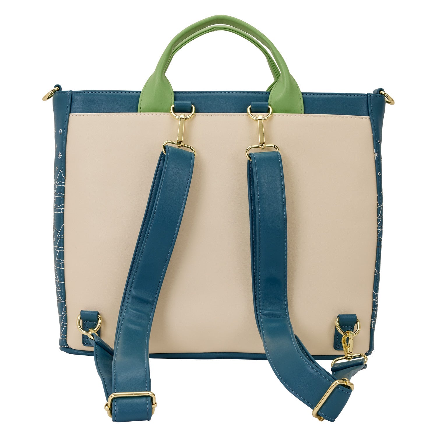 Loungefly x Disney Mickey and Minnie Holiday Convertible Tote Bag - GeekCore