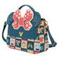 Loungefly x Disney Mickey and Minnie Holiday Crossbody Bag - GeekCore