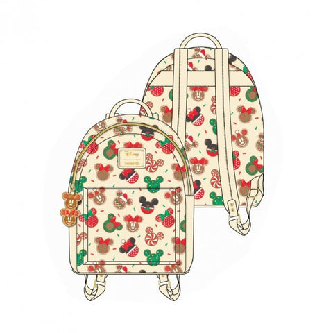 Loungefly x Disney Mickey and Minnie Mouse Christmas Cookie Mini