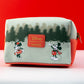 Loungefly x Disney Mickey and Minnie Mouse Christmas Cosmetics Bag - GeekCore