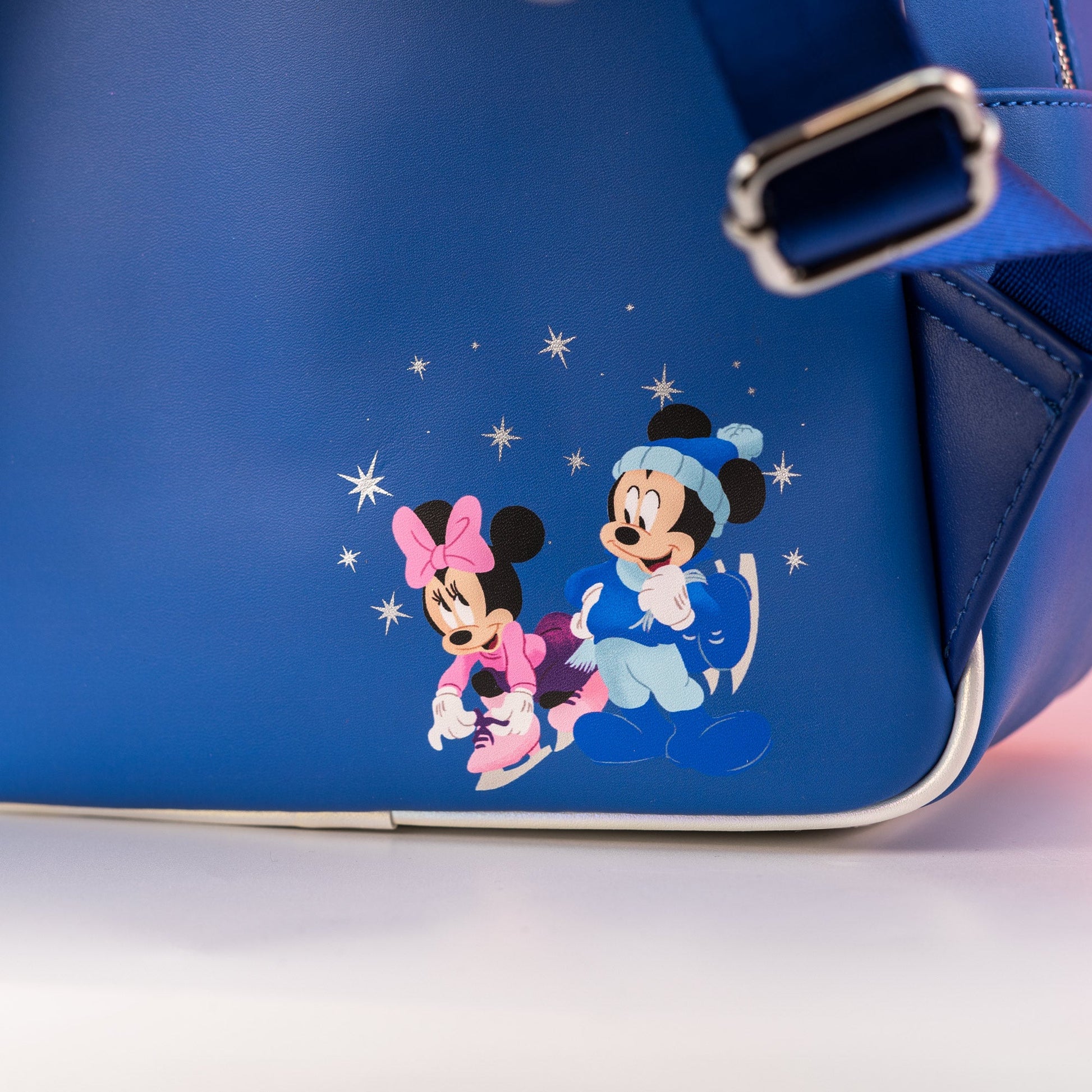 disney winter mini backpack Loungefly x Disney Mickey and Minnie Mouse Winter Ice Skating Mini Bac – GeekCore
