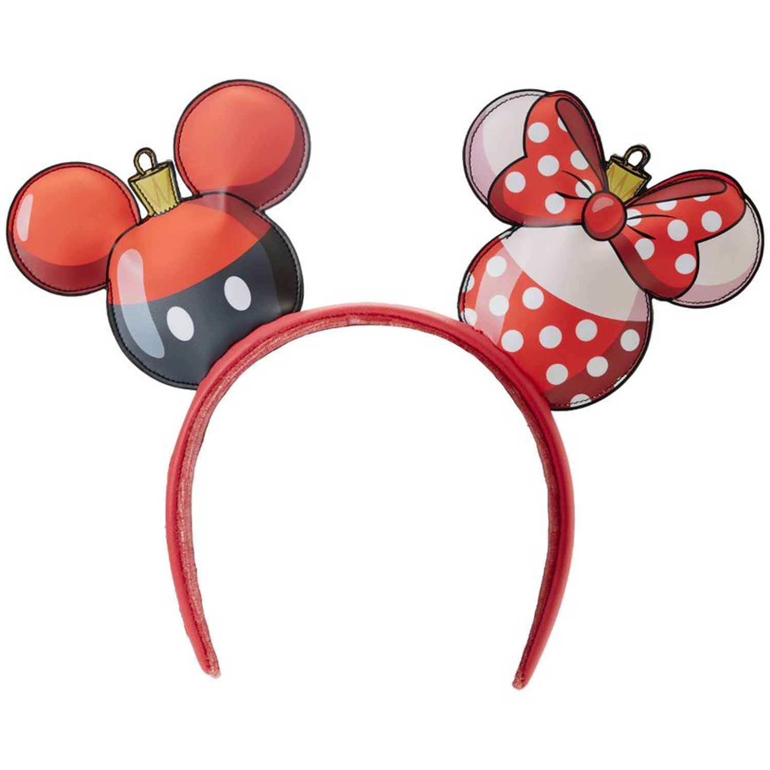 Loungefly x Disney Mickey and Minnie Ornament Headband - GeekCore