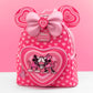 Loungefly x Disney Mickey and Minnie Pink Valentines Mini Backpack - GeekCore