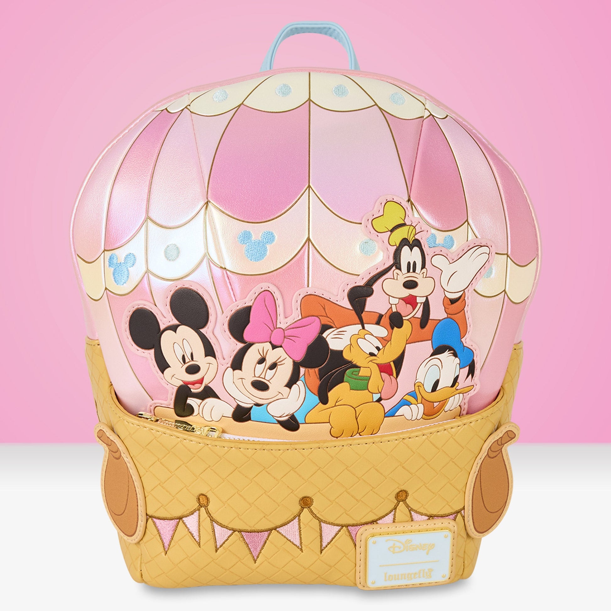 Loungefly x Disney Mickey & Friends Figural Hot Air Balloon Mini Backpack - GeekCore