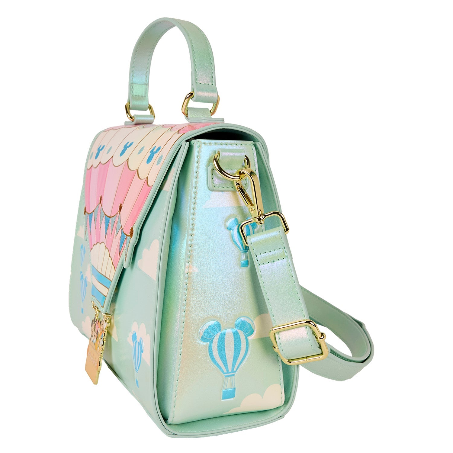 Loungefly x Disney Mickey Friends Hot Air Balloon Crossbody Bag