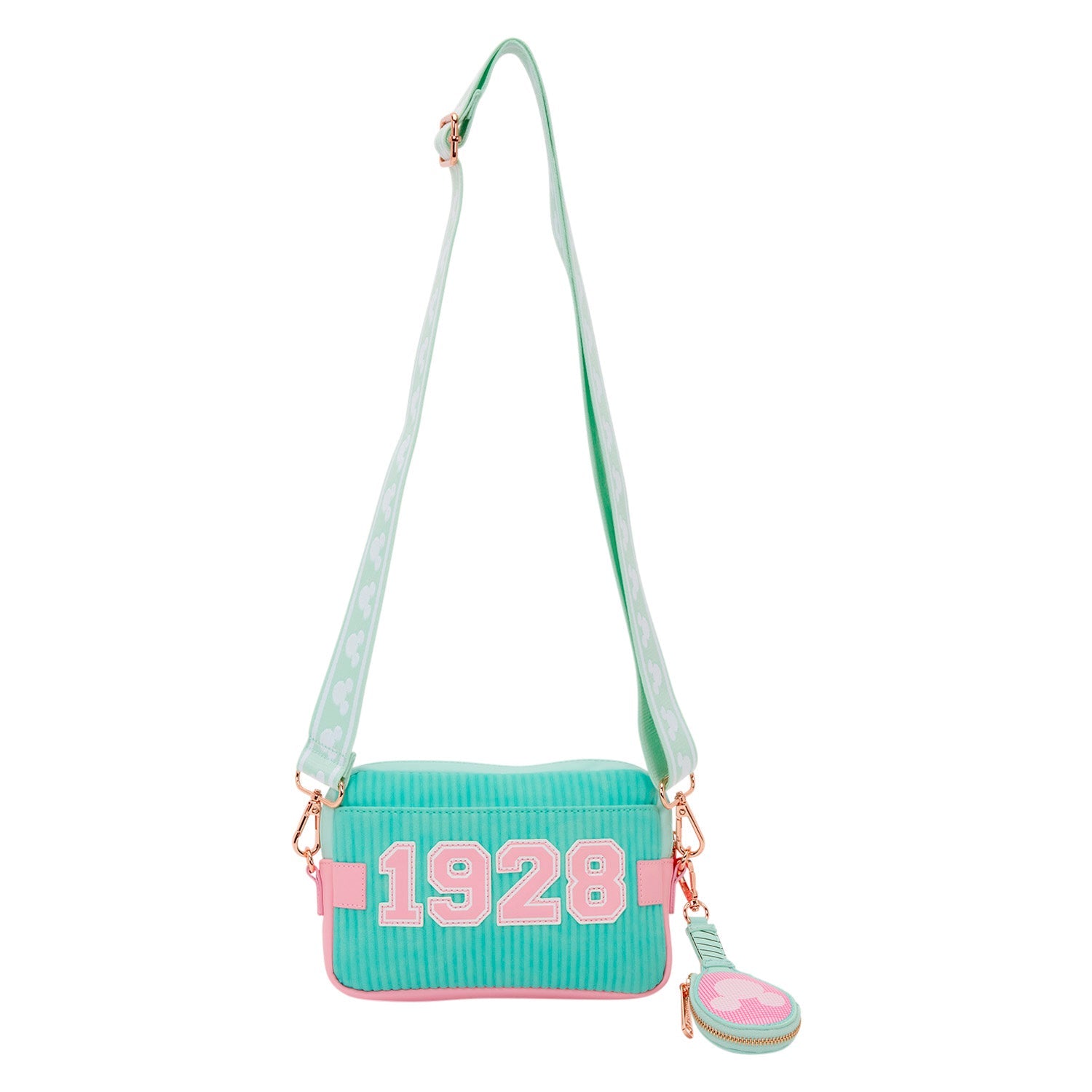 Loungefly x Disney Mickey & Friends Tennis Sling Crossbody Bag With Coin Bag - GeekCore