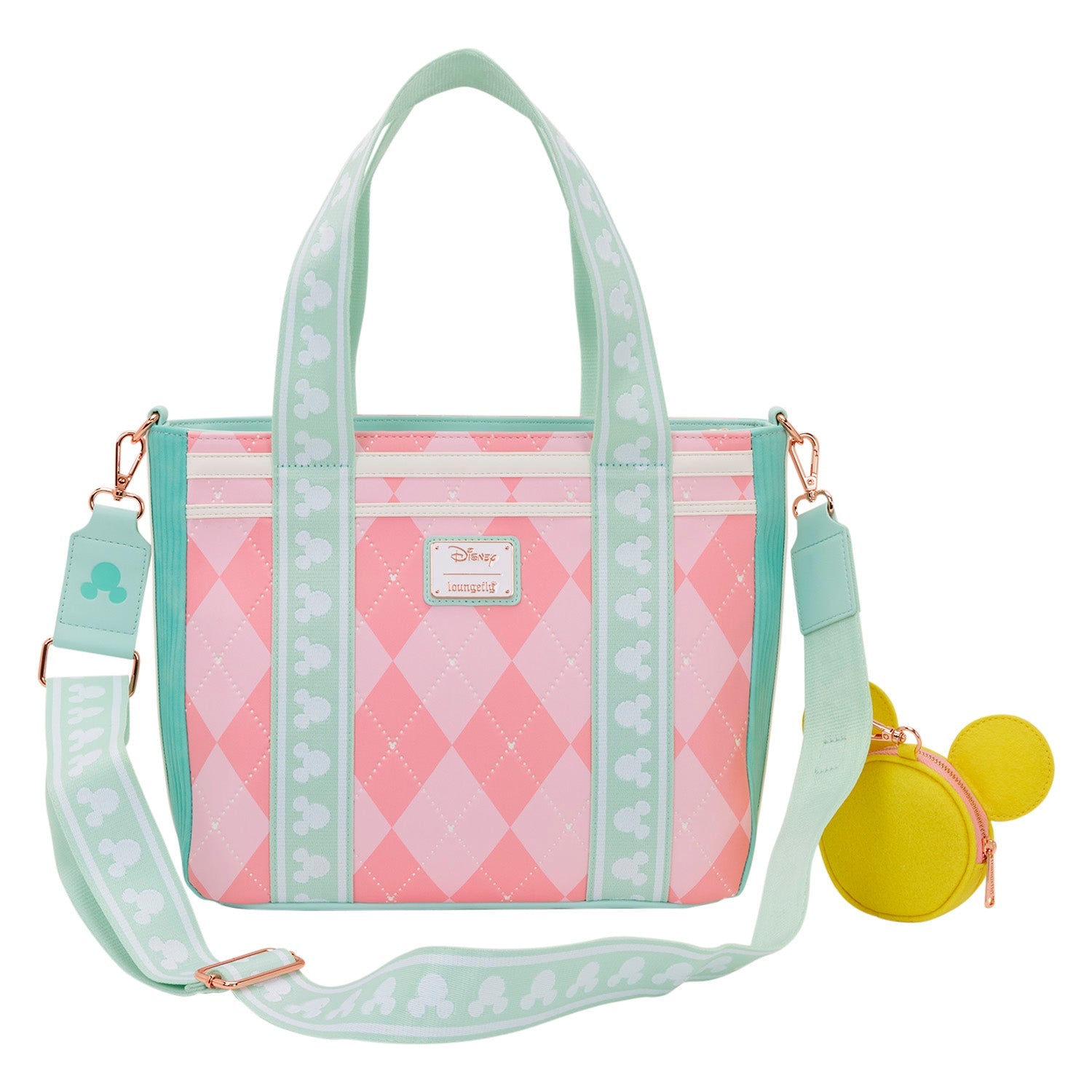 Loungefly x Disney Mickey & Friends Tennis Tote Bag With Coin Bag - GeekCore
