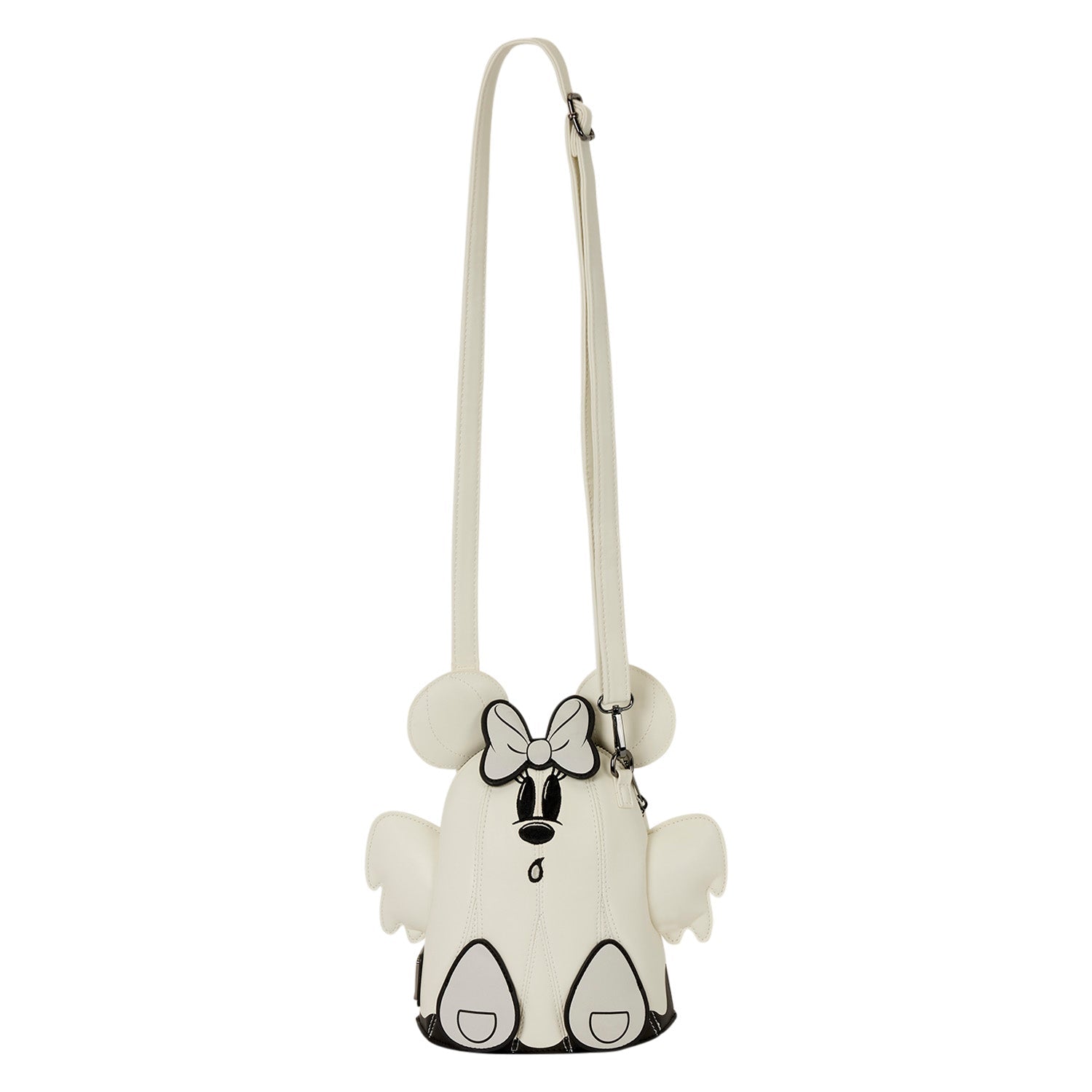 Loungefly x Disney Mickey & Minnie Ghost Glow Figural Crossbody Bag - GeekCore