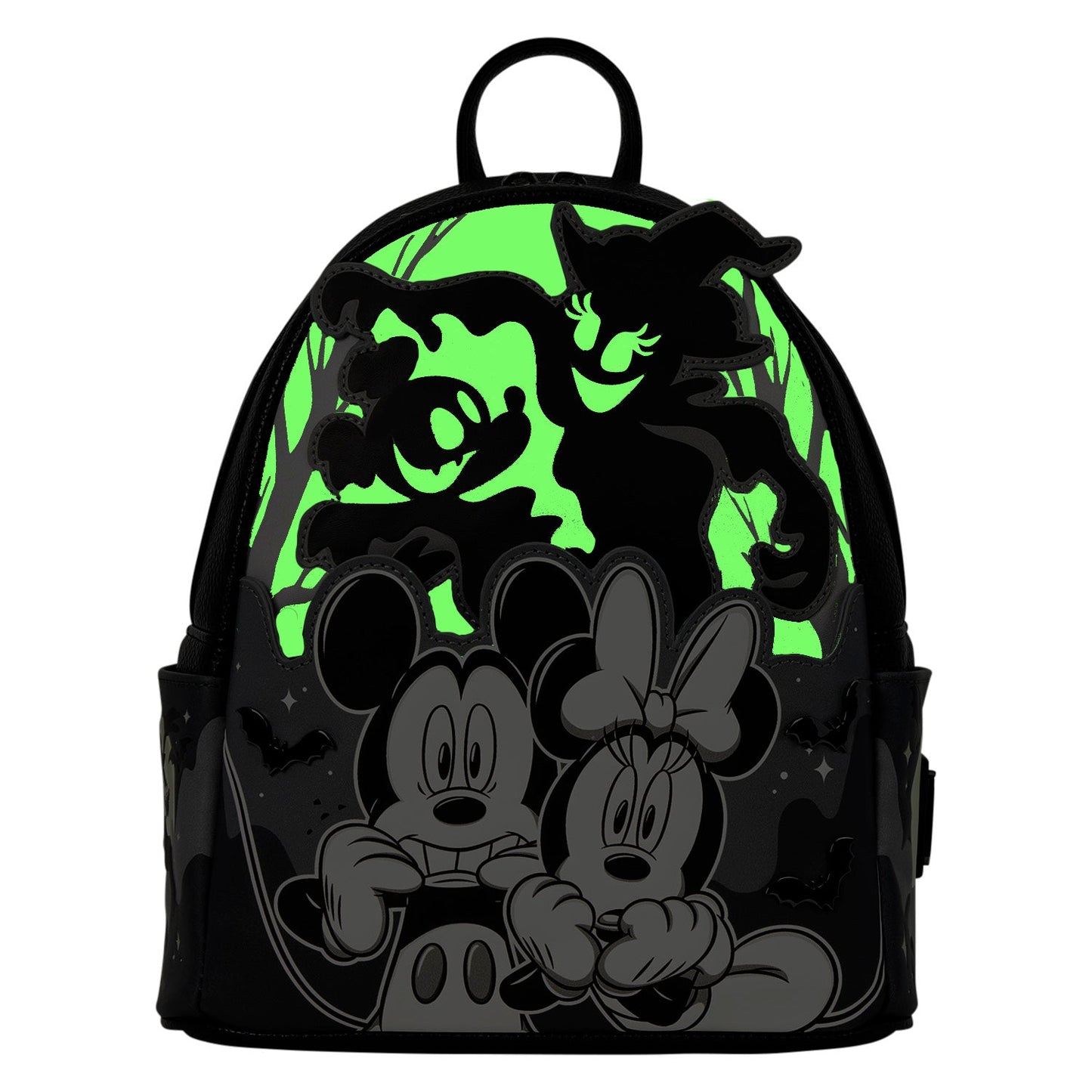 Loungefly x Disney Mickey & Minnie Ghost Light Up Glow Mini Backpack - GeekCore
