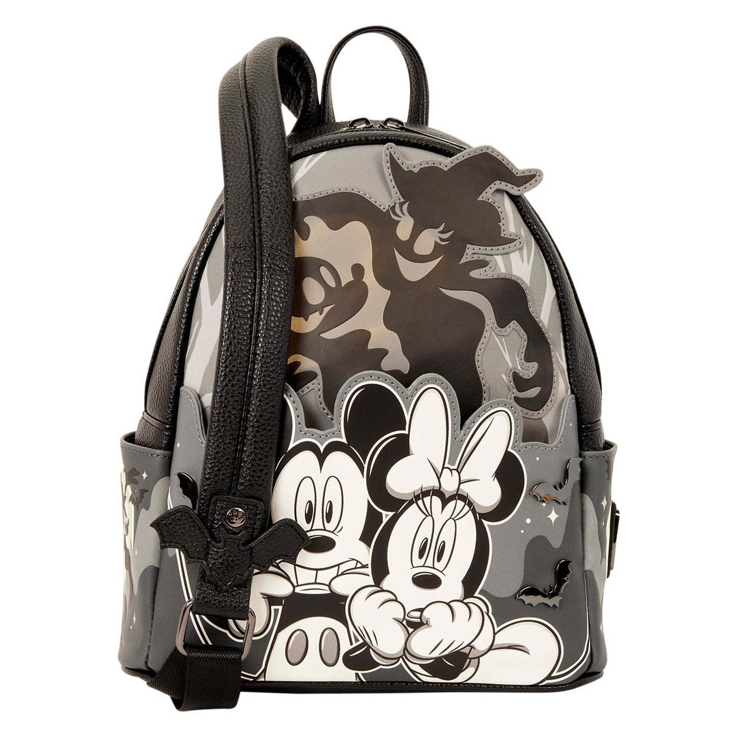 Loungefly x Disney Mickey & Minnie Ghost Light Up Glow Mini Backpack - GeekCore