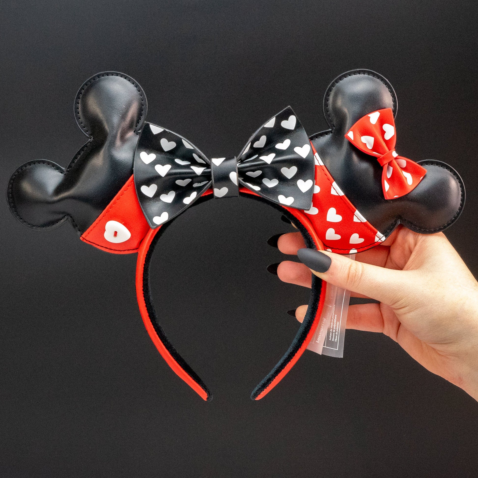 Loungefly x Disney Mickey Minnie Mouse Valentines Headband - GeekCore