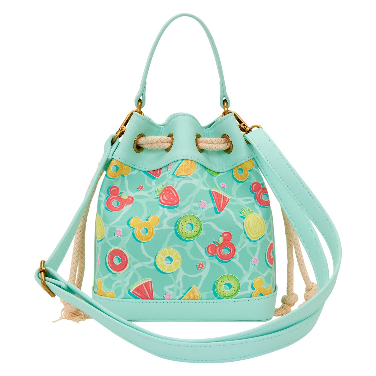 Loungefly x Disney Mickey Mouse Beach Fun Bucket Crossbody Bag - GeekCore