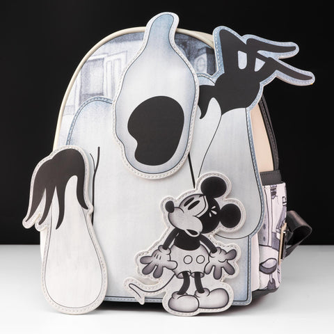 Loungefly x Disney Mickey Mouse Haunted House Mini Backpack