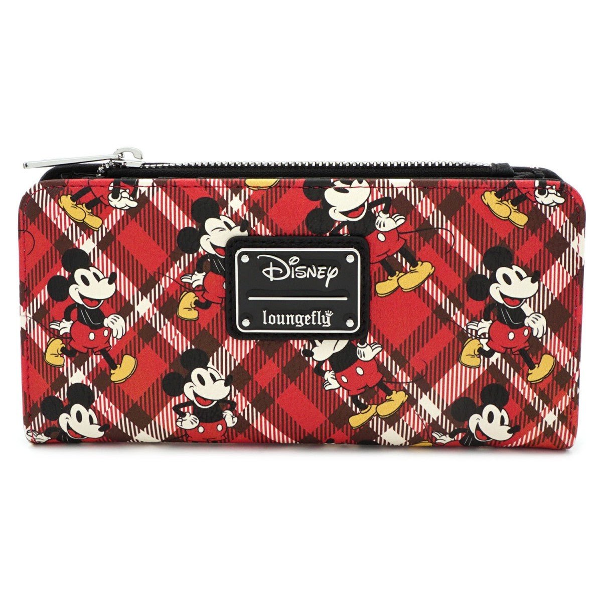 Loungefly X Disney Mickey Mouse Red Plaid Purse - GeekCore