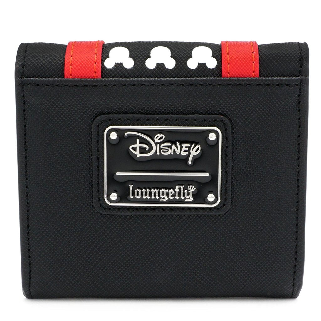 Loungefly x Disney Mickey Red & Black Trifold Purse - GeekCore