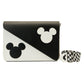 Loungefly x Disney Mickey Y2K Black and White Crossbody Bag - GeekCore