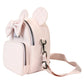 Loungefly x Disney Minnie Ear Pink Damier Convertible Crossbody - GeekCore