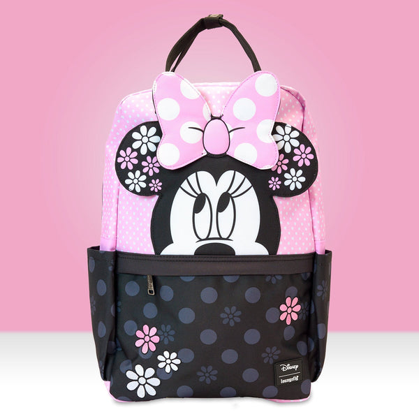 Loungefly x Disney Minnie Floral Rock the Dots Full-Size Nylon Loungefly x Disney Minnie Floral Rock the Dots Full-Size Nylon