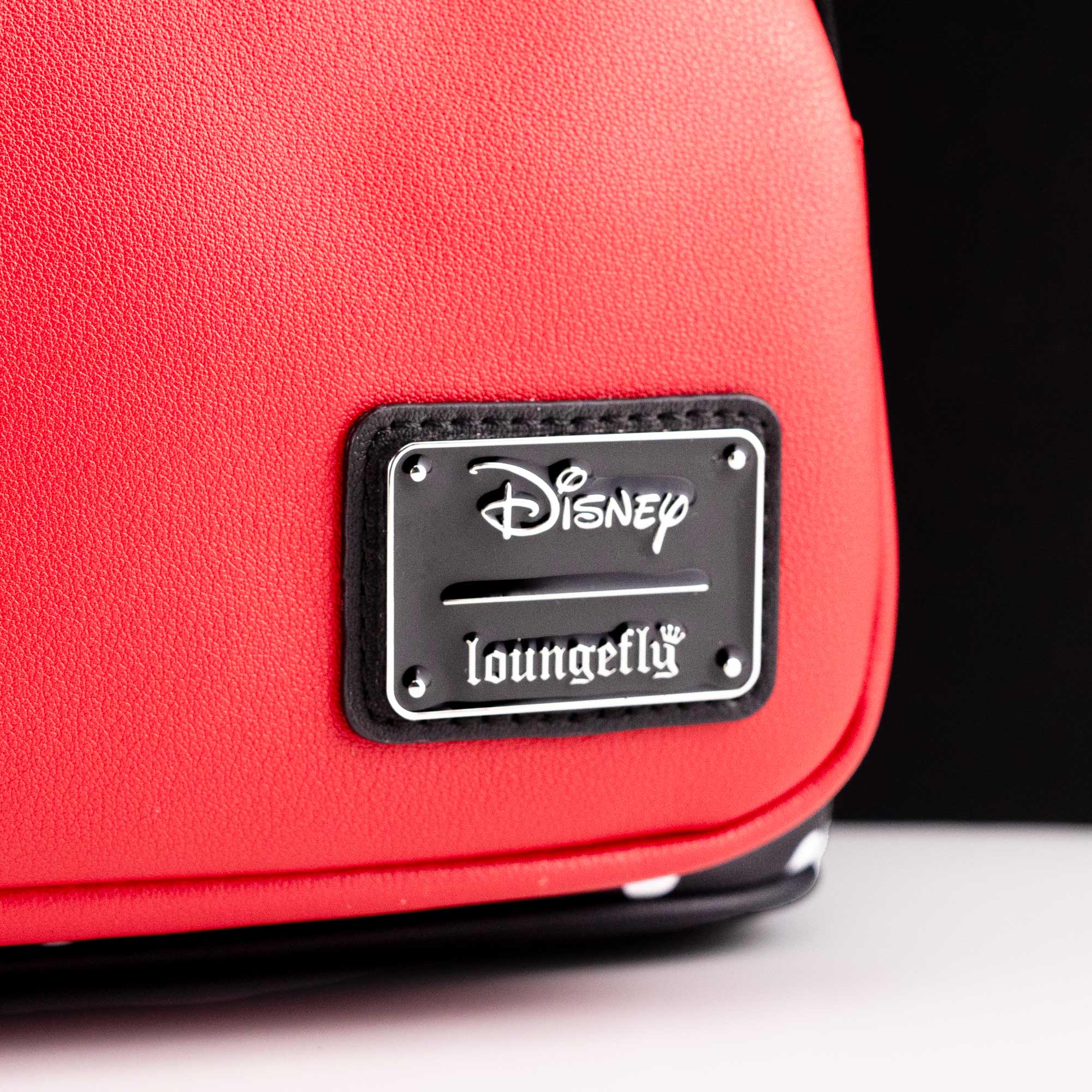 Loungefly x Disney Minnie Mouse Black & White Polka Dot Cosplay Mini Backpack - GeekCore