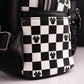 Loungefly x Disney Minnie Mouse Checkerboard Sequin Mini Backpack - GeekCore
