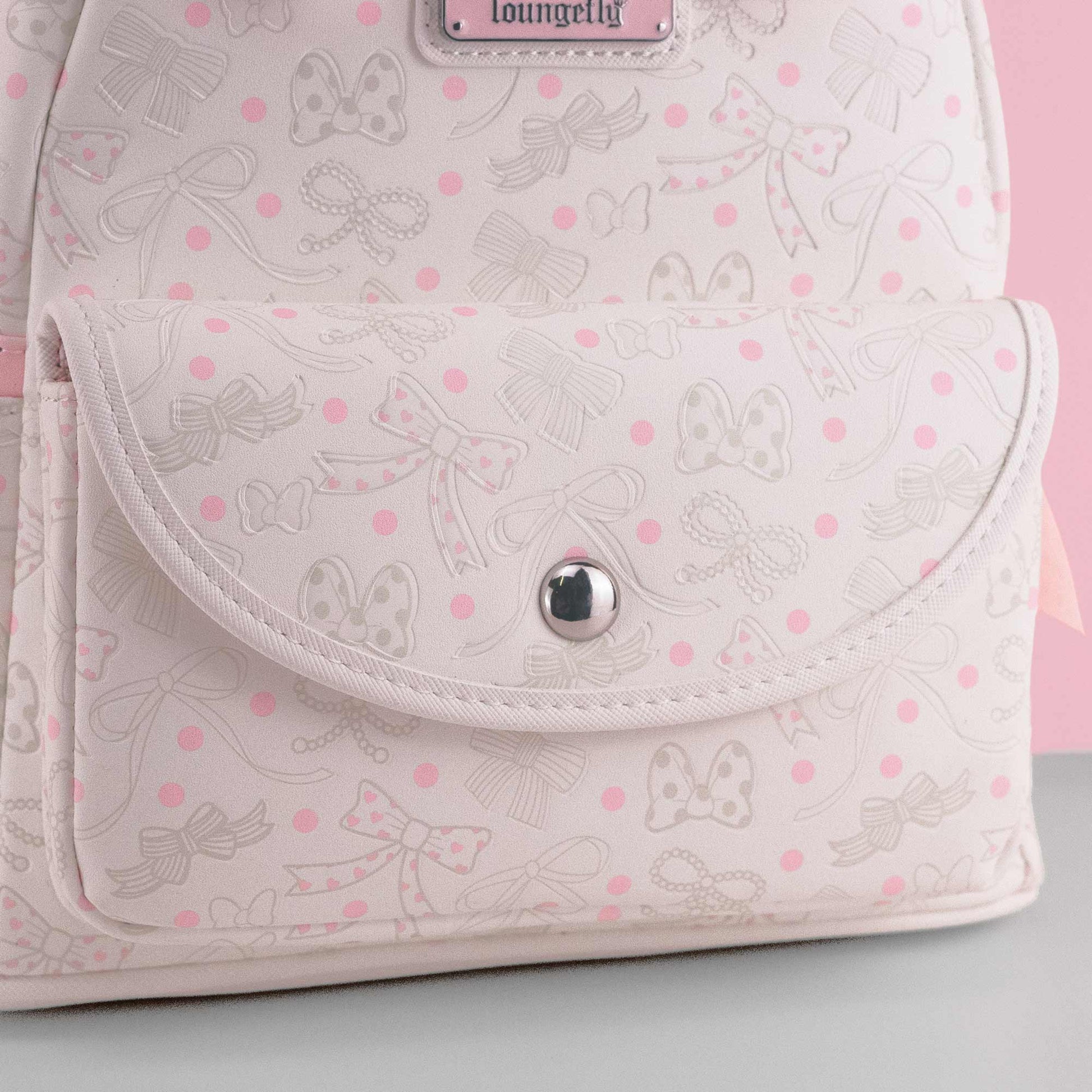 Loungefly x Disney Minnie Mouse Coquette Bow Mini Backpack - GeekCore