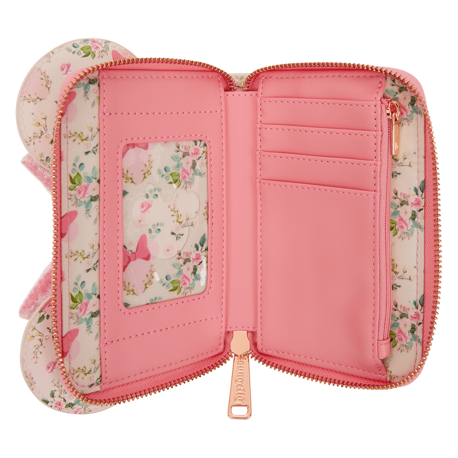 Loungefly x Disney Minnie Mouse Floral Zip Around Wallet - GeekCore