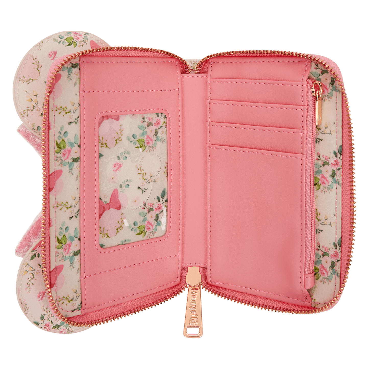 Loungefly x Disney Minnie Mouse Floral Zip Around Wallet - GeekCore
