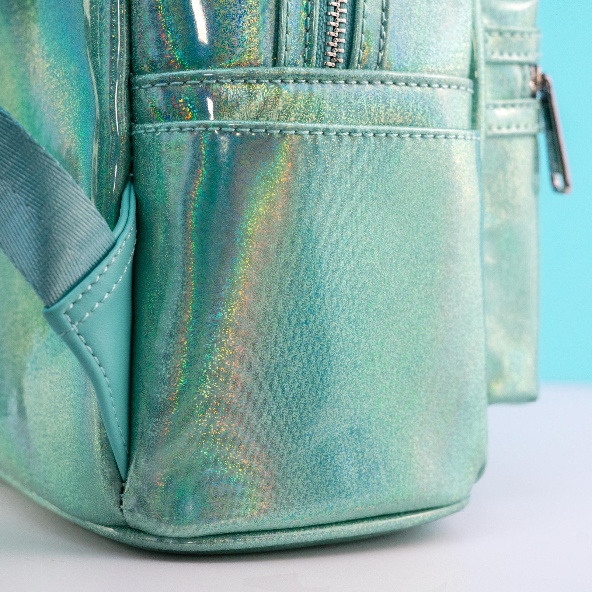 holographic mini backpack uk Loungefly x Disney Minnie Mouse Holographic Jade Sequin Mini Backpack – GeekCore